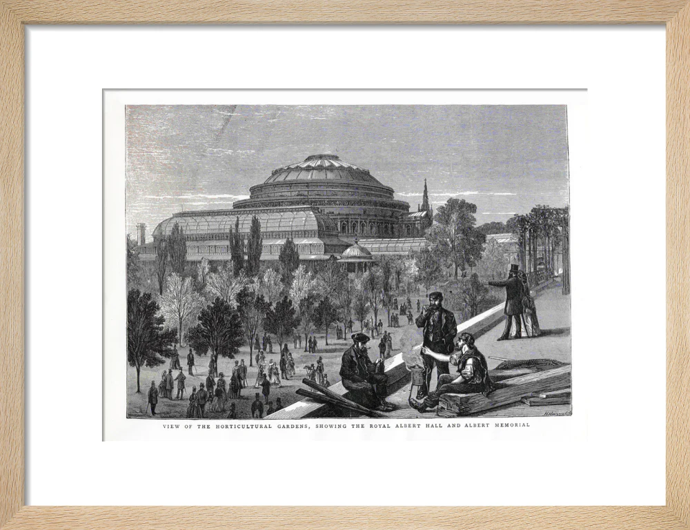Exterior of the Royal Albert Hall from the Royal Horticultural Society Gardens Art Print - Image 26