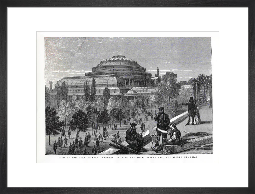 Exterior of the Royal Albert Hall from the Royal Horticultural Society Gardens Art Print - Image 28