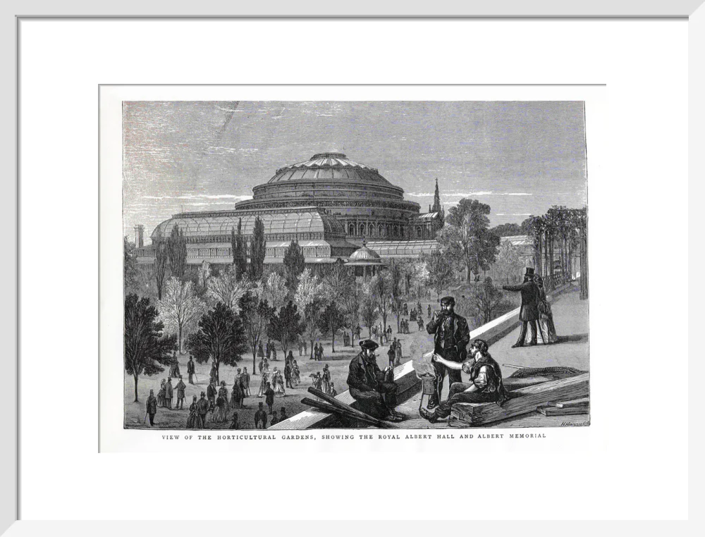 Exterior of the Royal Albert Hall from the Royal Horticultural Society Gardens Art Print - Image 29