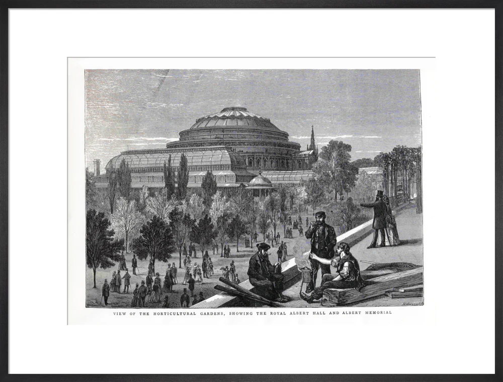 Exterior of the Royal Albert Hall from the Royal Horticultural Society Gardens Art Print - Image 38