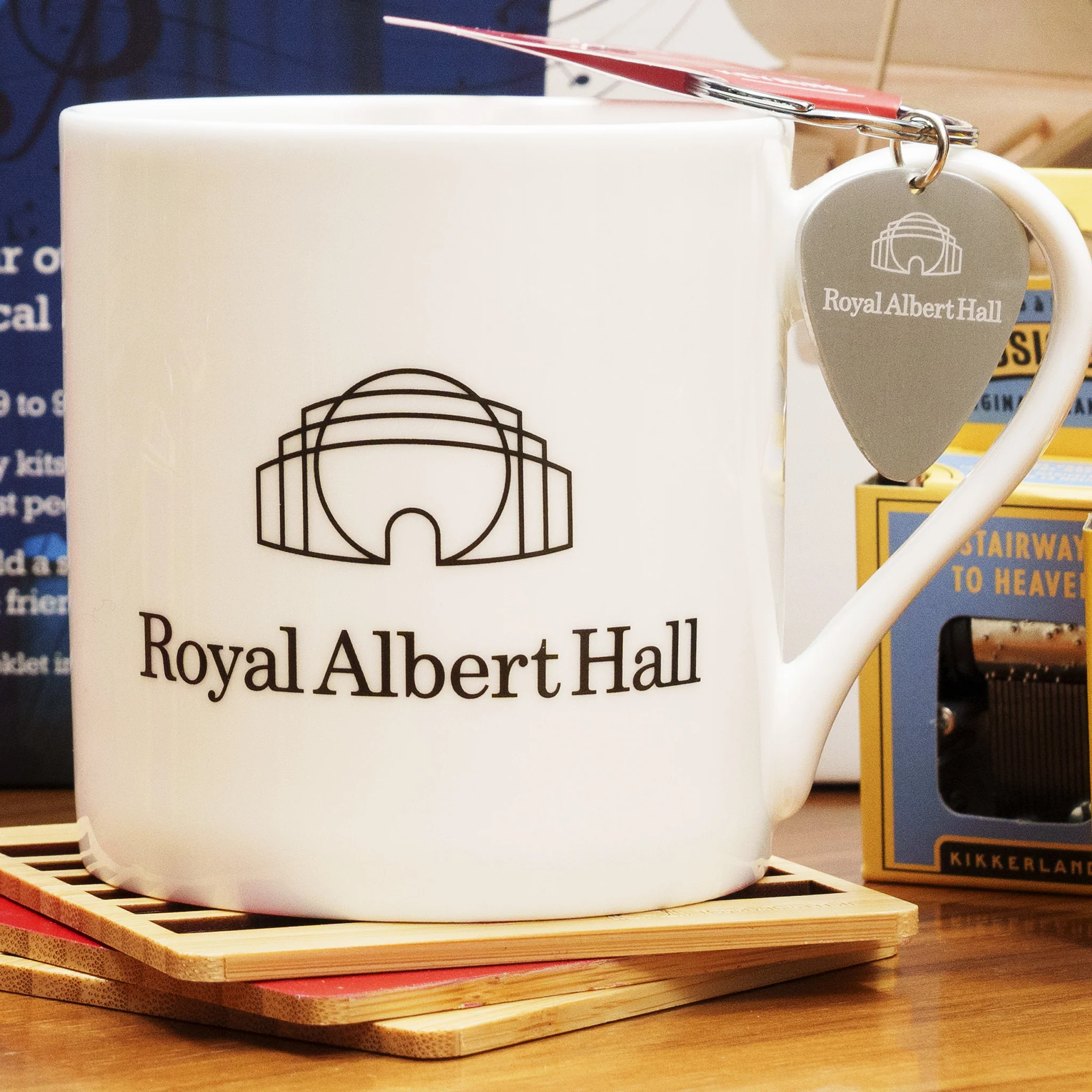 Royal Albert Hall Music Notes Bamboo Coaster - Image 4